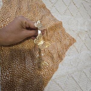 3D Gold butterfly Headband
